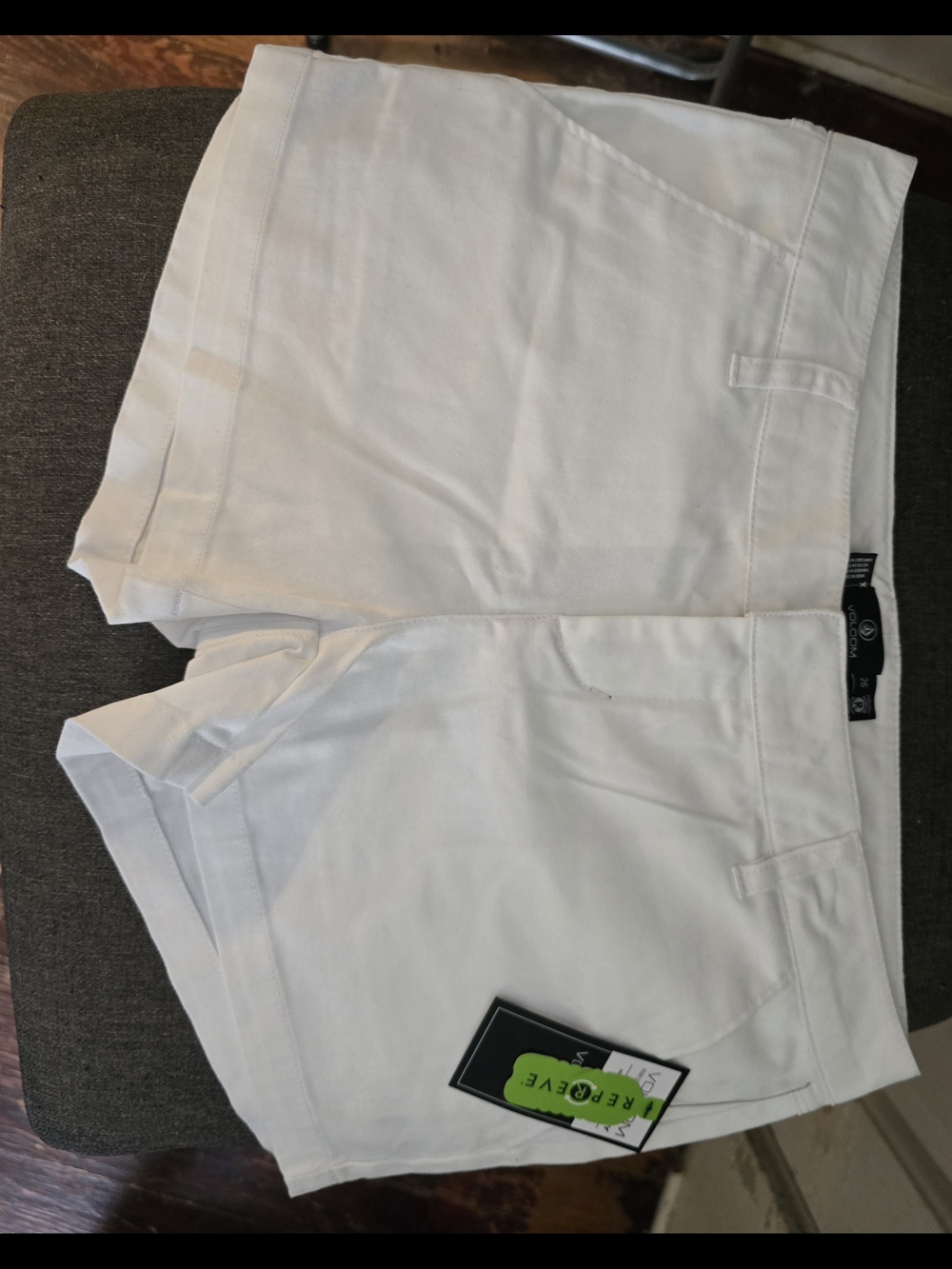 Volcom Women’s White Shorts- Casual Everyday Style